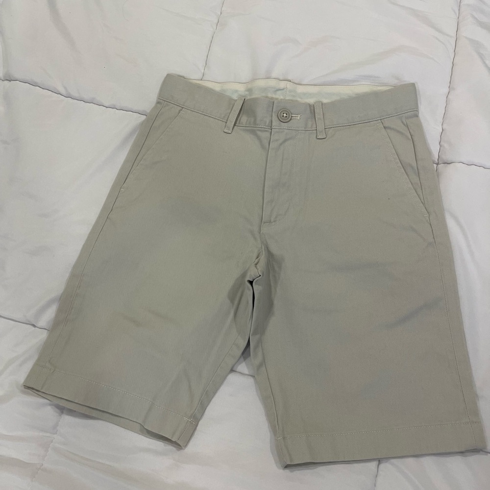 Boys Crewcuts khaki Flat Front Shorts Size 12 NWT